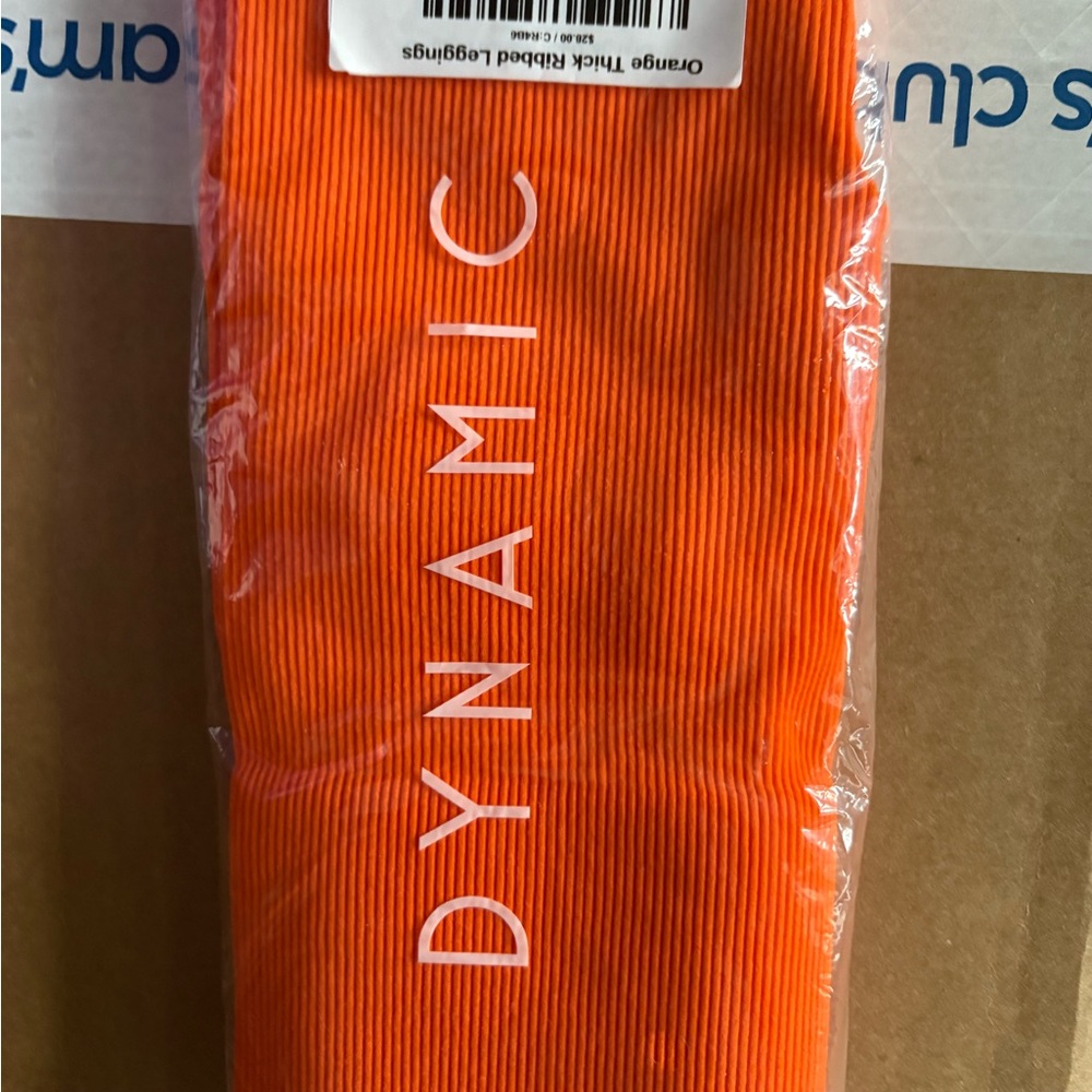 Dynamic Orange Women's Athletic Socks